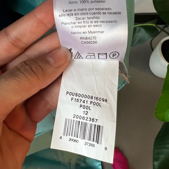 Pool Blue David’s Bridal Formal Gown - Picture 6 of 6